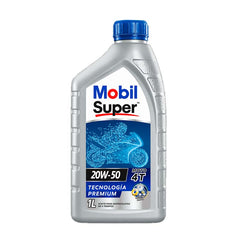 Aceite Mobil Super Plus 4T 20W-50 946Ml Tapa Azul