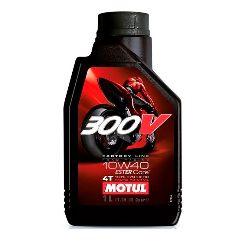Aceite Motul 300V Sintetico 4T 10W-40 1Lt