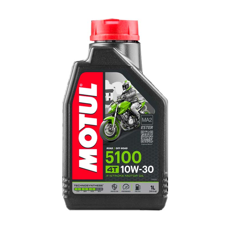 Aceite Motul 5100 Semi Sintetico 4T 10W-30 1Lt