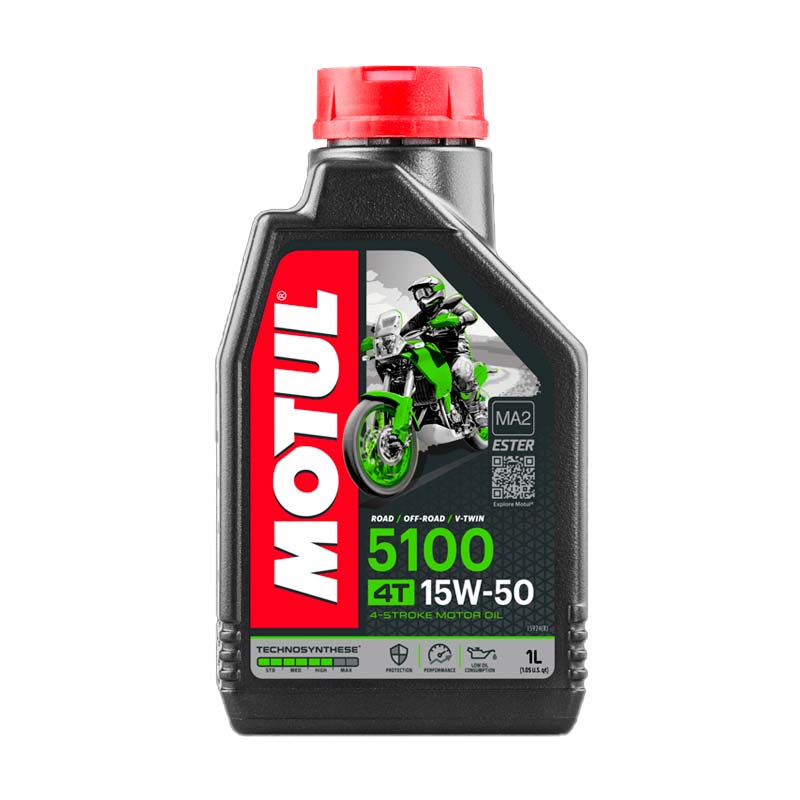 Aceite Motul 5100 Semi Sintetico 4T 15W-50 1Lt