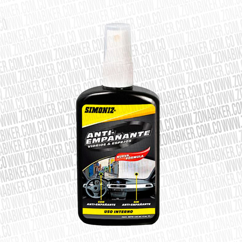 Antiempanante Visores Y Espejos Simoniz 120ml