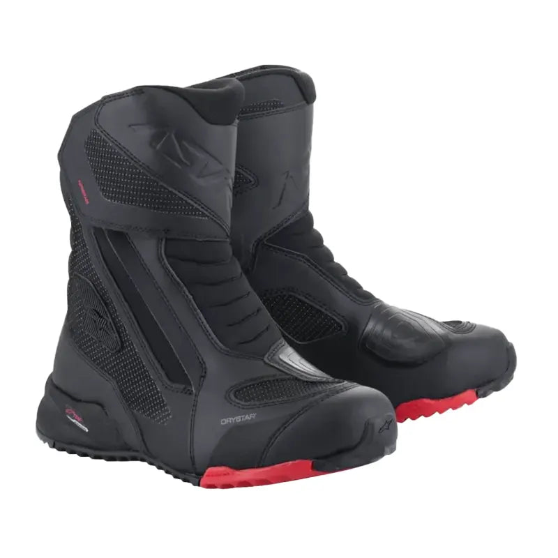 Botas Alpinestars Rt-7 Drystar Negro Rojo