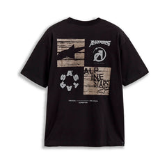Camiseta Alpinestars Checkback Oversize Ss Negra