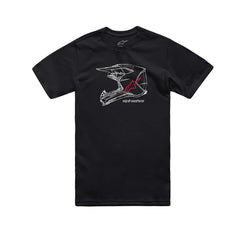 Camiseta Alpinestars Mx Helmet Negro