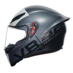 Casco Agv K1S Top Limit 46 Gris Negro