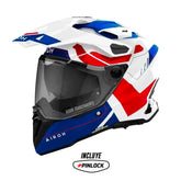 Casco Airoh Commander 2 Reveal Azul Rojo