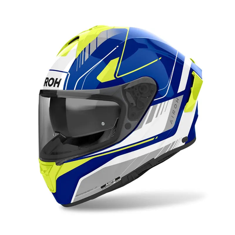 Casco Airoh Spark 2 Chrono Azul Amarillo 1