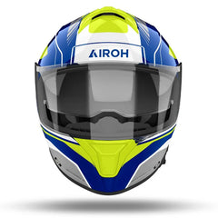 Casco Airoh Spark 2 Chrono Azul Amarillo 2