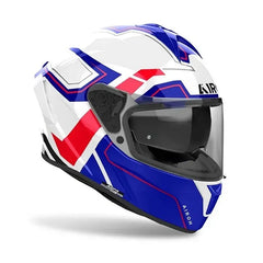 Casco Airoh Spark Azul Rojo 2