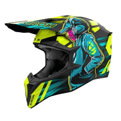 Casco Airoh Wraap Cyber Matt Amarillo