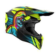 Casco Airoh Wraaap Cyber Amarillo 2