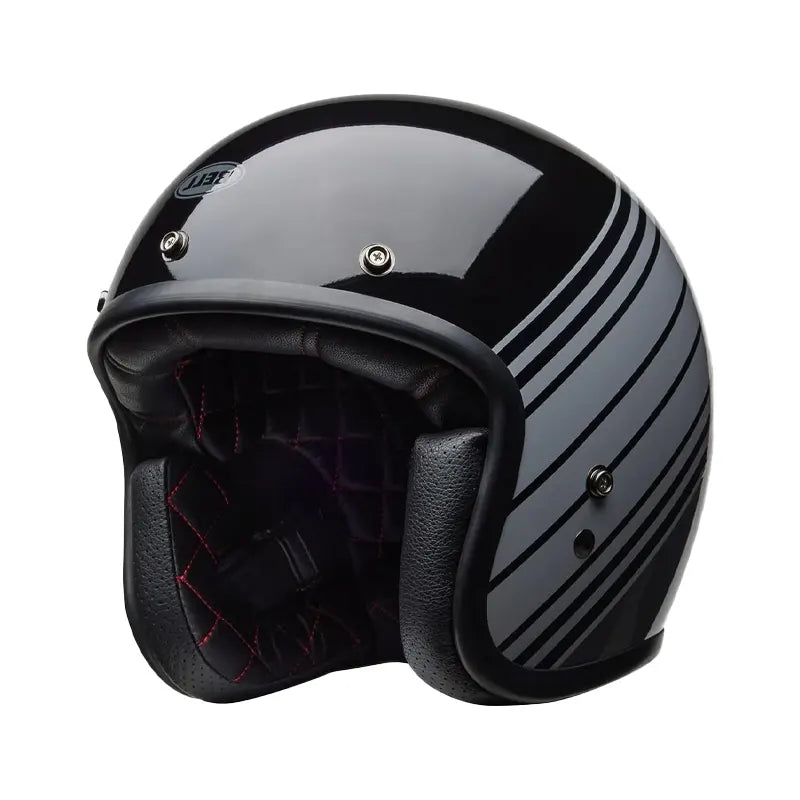 Casco Bell Custom 500 Edg Negro Gris