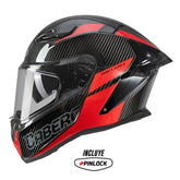 Casco Caberg Drift Evo Carbón Nova ll Rojo 1