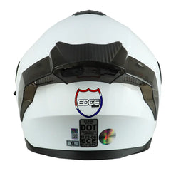 Casco Edge Boston Solido Blanco 3