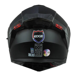 Casco Edge Boston Solido Negro 3