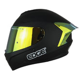 Casco Edge Extreme Solid Negro Dorado