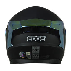 Casco Edge Extreme Solid Negro Dorado 3