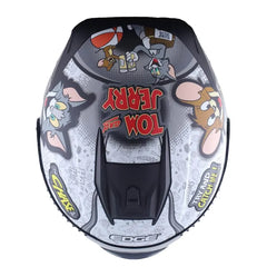 Casco Edge Extreme Tom y Jerry Gris 2