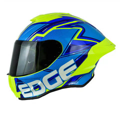 Casco Edge Shangai Quartz Amarillo Azul