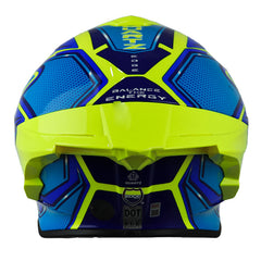 Casco Edge Shangai Quartz Amarillo Azul 2