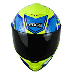 Casco Edge Shangai Quartz Amarillo Azul 3
