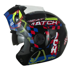 Casco Ich 3110 Kids Eracer Negro Amarillo 1