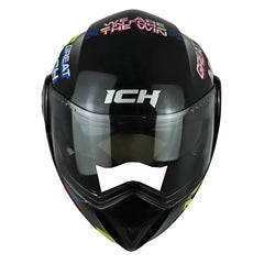 Casco Ich 3110 Kids Eracer Negro Amarillo 2