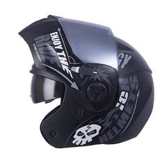 Casco Ich 3110 Speed_Mast Negro Gris Visor Silver