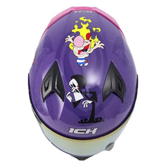 Casco Ich 503 Edicion Especial Billy Mandy Morado Visor Morado 2