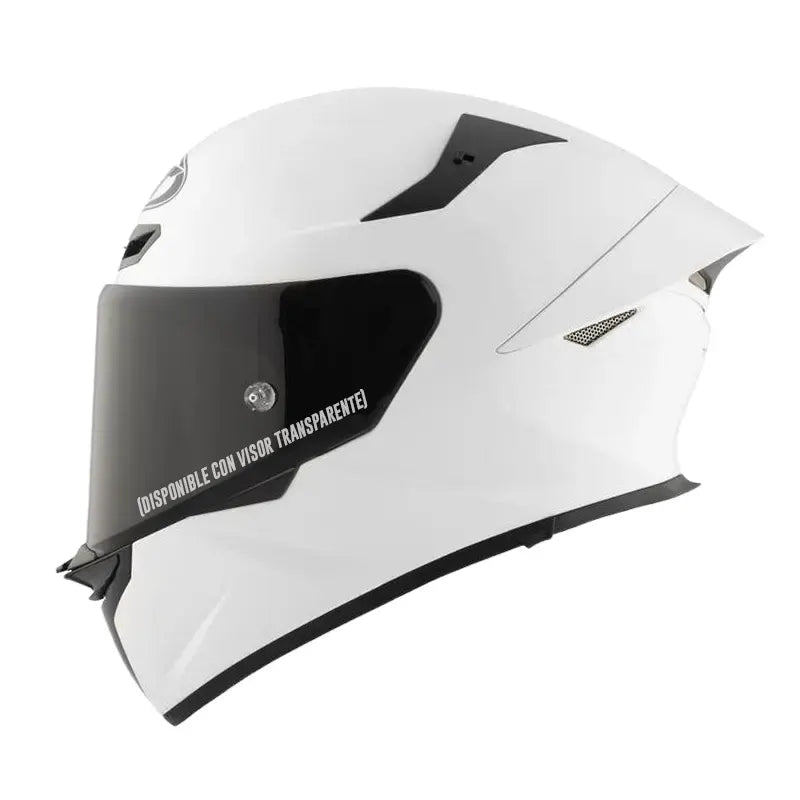 Casco Kyt Tt-Revo Plano Blanco