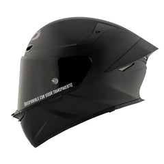 Casco Kyt Tt-Revo Plano Negro vrtr