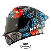 Casco Kyt Tt Revo Synchrotron Azul