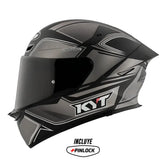 Casco Kyt Tt Revo Tourist Negro Gris 1