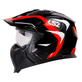 Casco Ls2 606 Drifter Triality Rojo 1