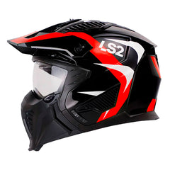 Casco Ls2 606 Drifter Triality Rojo 1