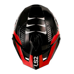 Casco Ls2 606 Drifter Triality Rojo 2