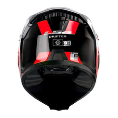 Casco Ls2 606 Drifter Triality Rojo 3