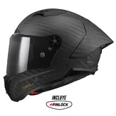 Casco Ls2 805 Thunder Gp Aero Solid Negro