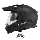 Casco Ls2 Mx-702 Solid Negro