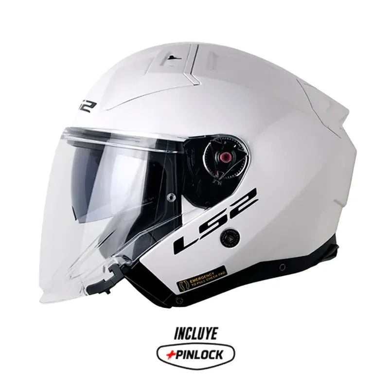 Casco Ls2 Of603 Infinity ll Solid Blanco 11