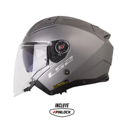 Casco Ls2 Of603 Infinity ll Solid Titanio 1