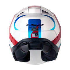 Casco Ls2 Of603 Infinity ll Special Blanco Azul 3