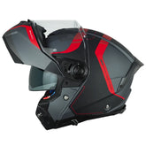 Casco Mt Atom 2Sv Emalla B15 Gris Rojo