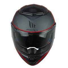 Casco Mt Atom 2Sv Emalla B15 Gris Rojo 2
