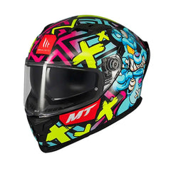 Casco Mt Braker Sv Crazy Teddy B7 Negro Azul