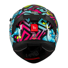 Casco Mt Braker Sv Crazy Teddy B7 Negro Azul 3
