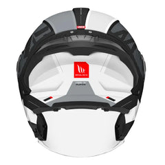 Casco Mt Cosmo Sv Silence B2 Blanco Gris 3