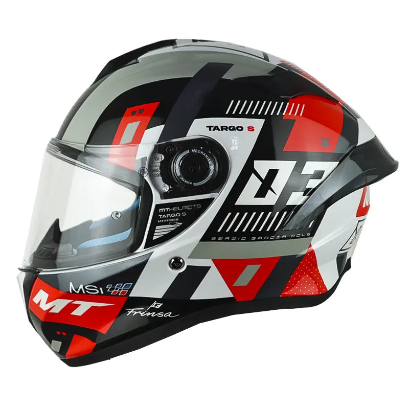Casco Mt Targo S Sergio Garcia 2024 B5 Rojo Gris