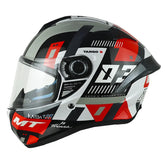 Casco Mt Targo S Sergio Garcia 2024 B5 Rojo Gris