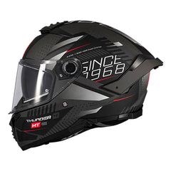 Casco Mt Thunder 4Sv Luminence D1 Negro